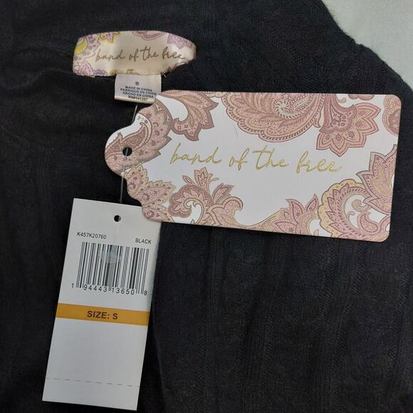 Band of the Free BOG Raquel Cable Knit Sweater Dark academia  Preppy CorpCore - Picture 7 of 8